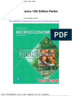 Dwnload Full Microeconomics 13th Edition Parkin Test Bank PDF