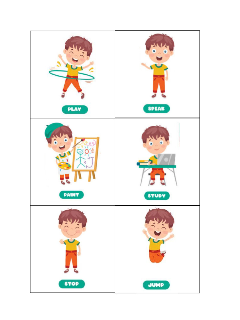 Action Words | PDF