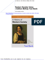 Dwnload Full History of Western Society Value Edition 12th Edition Mckay Test Bank PDF