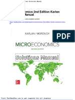 Dwnload Full Microeconomics 2nd Edition Karlan Solutions Manual PDF
