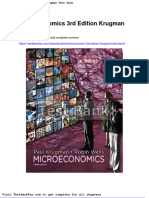 Dwnload Full Microeconomics 3rd Edition Krugman Test Bank PDF