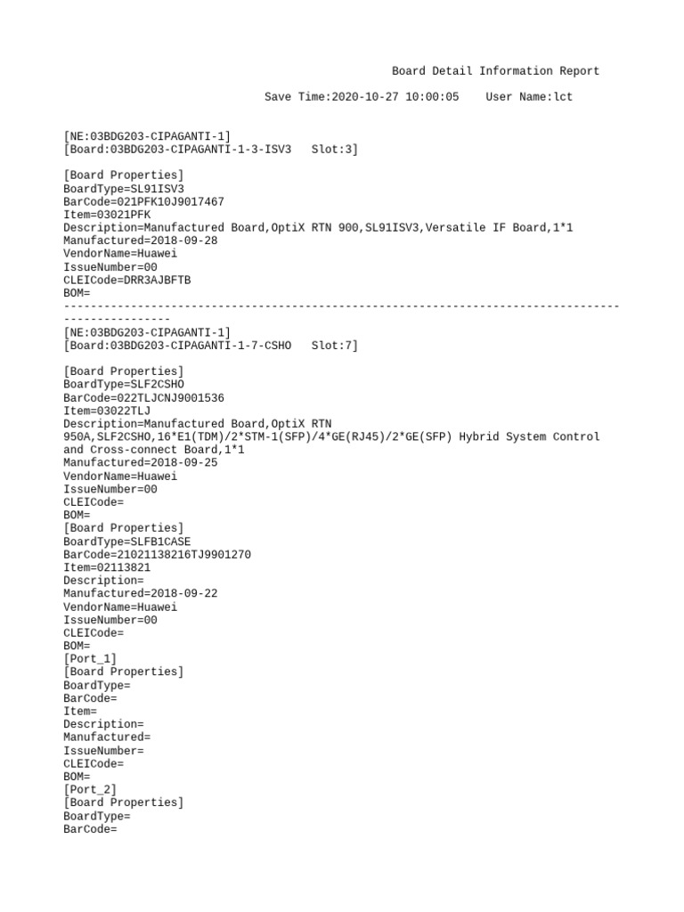 Huawei Board Details Report | PDF | Business | Computers