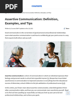 Assertive Communication Worksheet Guide | PDF
