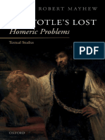 Robert Mayhew - Aristotle's Lost Homeric Problems - Textual Studies (2019, Oxford University Press, USA) - Libgen - Li