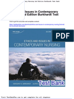 Dwnload Full Ethics and Issues in Contemporary Nursing 2nd Edition Burkhardt Test Bank PDF