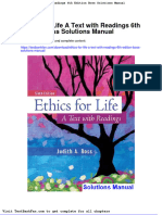 Dwnload Full Ethics For Life A Text With Readings 6th Edition Boss Solutions Manual PDF