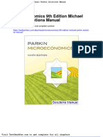 Dwnload Full Microeconomics 9th Edition Michael Parkin Solutions Manual PDF