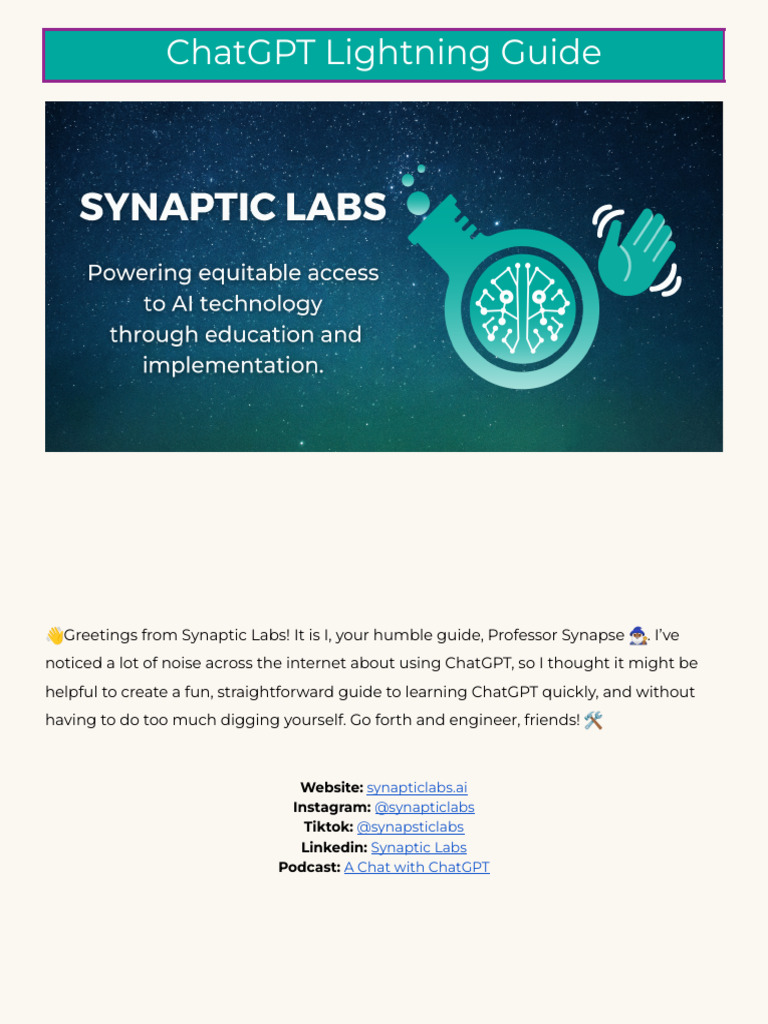 Lightning Guide - V2 | Download Free PDF | User (Computing) | Information
