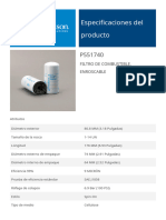 P551740 - Especificaciones Del Producto