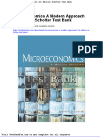 Dwnload Full Microeconomics A Modern Approach 1st Edition Schotter Test Bank PDF