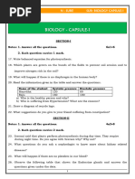 Biology Capsule 1