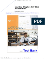 Dwnload Full College Accounting Chapters 1-27-22nd Edition Heintz Test Bank PDF