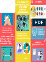 Coronavirus Recomendaciones en El Area Laboral