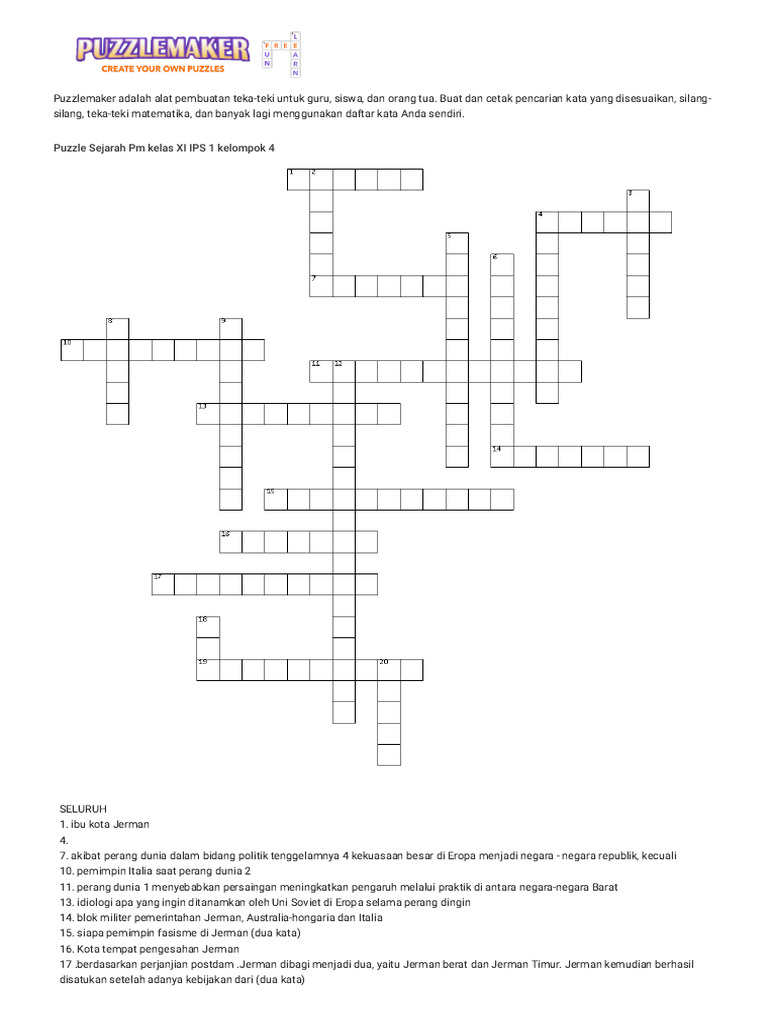 teka-teki-silang-sejarah-peminatan-kelas-11-ips-materi-perang-dunia-1