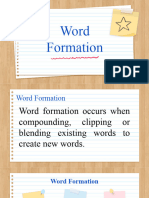 Q2W3 Word Formation