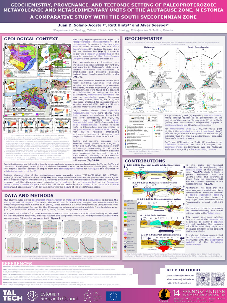 Poster - Template - Taltech - JUAN SG v3 | PDF | Plate Tectonics | Rift
