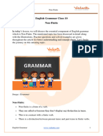 Class 10 English Grammar Ncert Solutions Non Finites