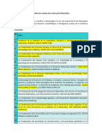 Tendencias Actuales de La Educación Matemática