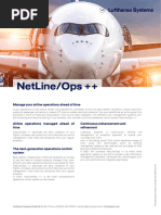 Product Information NetLine Ops++