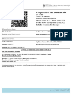 Constancia Preinscripción Alumno DNI - 49559325