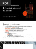 Social Studies Subject For Middle School - 8th Grade - Industrialization and Its Effects by Slidesgo