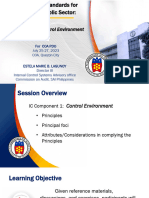 ICSPPS - Session 2.1 - Control Environment - July 25 For TR of Trainers PDO