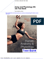 Dwnload Full Human Anatomy and Physiology 9th Edition Marieb Test Bank PDF