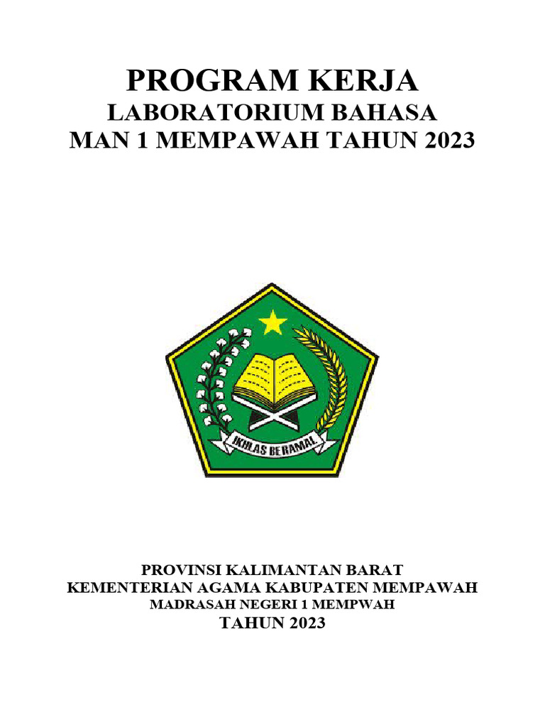Program Kerja Lab Bahasa 2018 PDF