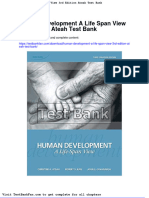 Dwnload Full Human Development A Life Span View 3rd Edition Ateah Test Bank PDF