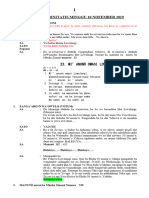 Agendre Trinitatis Minggu 10 Nofember 2019: 23. Mi'Anunö Omasi Lowalangi