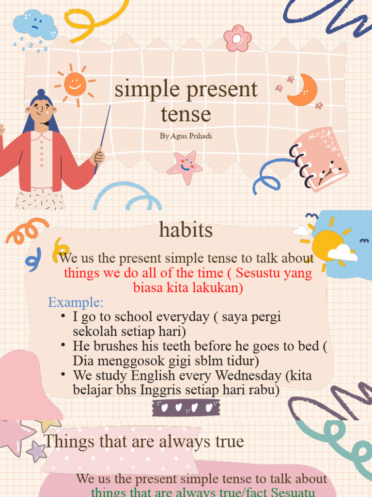 Understanding Simple Present Tense | PDF | Linguistic Typology ...
