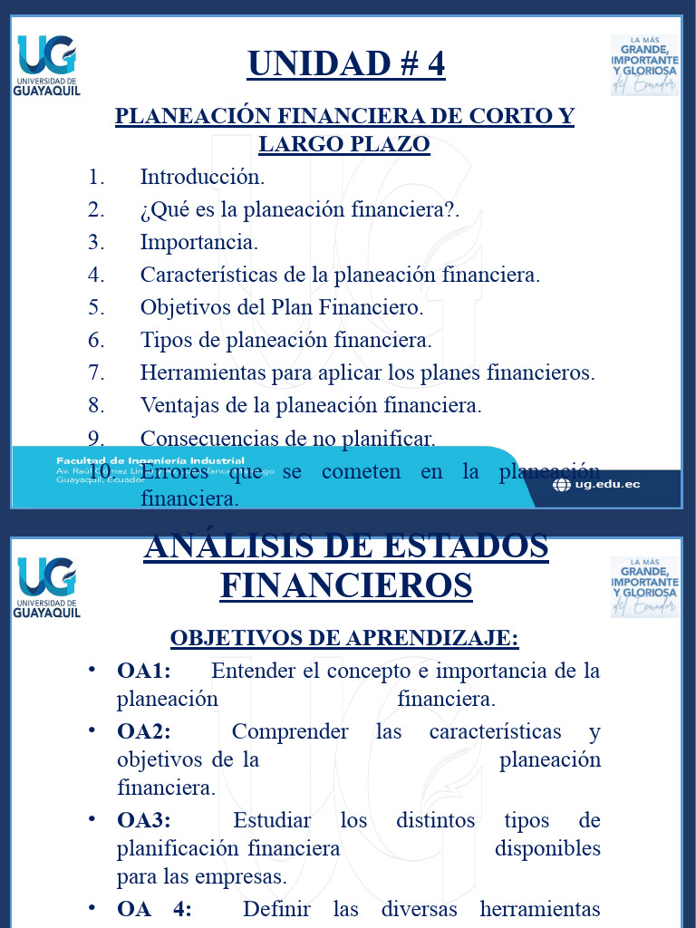 Planeación Financiera: Corto y Largo Plazo | PDF | Planificación | Business