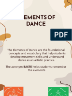 HOPE 3 Lesson 2 Elements of Dances