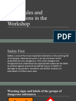 Presentation Safety Rules and Regulations in The Workshop