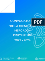 Convocatoria Ciencia Al Mercado Proyectos 2023