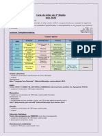 Lista de Utiles de 4o Medio 2024