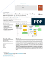 Valorization of Steam Exploded Wheat Straw Through A Biorefinery Approach Bioethanol and Bio-Oil Co-Production