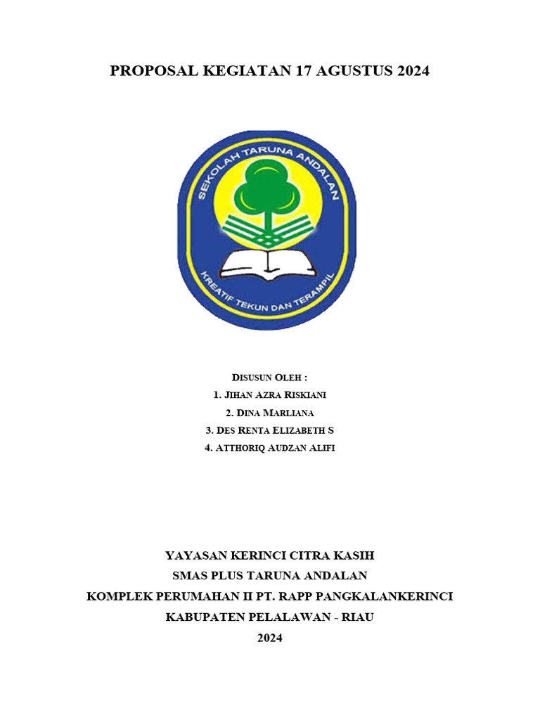 Proposal Kegiatan 17 Agustus 2024 PDF