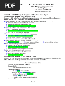 Đáp Án Đề Thi Thử Số 41 (2019-2020)