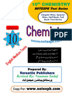 10th Chem Test Series_EM_Nauman Sadaf