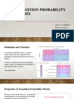 Transition Probability Matrix