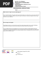Teacher Professional Reflections 2024 1