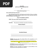 Founding Statement for Close Corporations | PDF | Government ...
