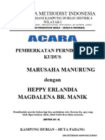 Acara Pernikahan KP Durian