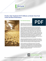 PLT Effects On Broiler Fuel Costs and Performance