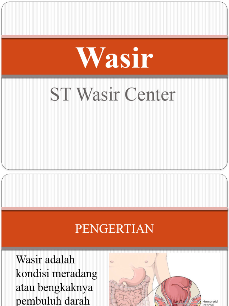 Gejala dan Pengobatan Wasir Luar | PDF | Kesehatan Holistik | Sains ...