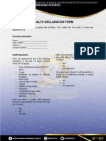 Health Declaration Form