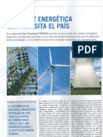 La Matriz Energética Que Necesita El País