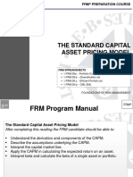 The Standard Capital Asset Pricing Model