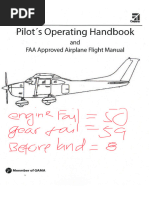 セスナT-303クルーセイダー運航規程・訓練実施要領オペレ―ションマニュアル2冊 Cessna t303 Pilots Operating Handbook | PDF